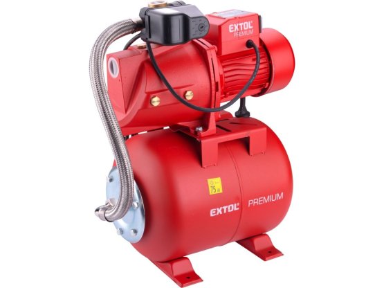 EXTOL PREMIUM čerpadlo s tlakovou nádobou 750W 5270l/h 3bar vodárna 8895095