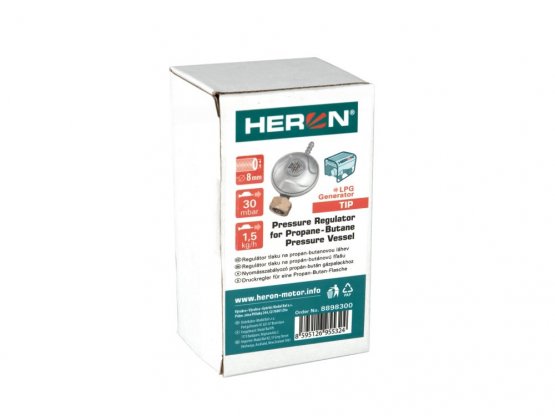 HERON regulátor tlaku PB 30mbar (3kPa) 1,5Kg 8898300