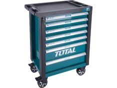 TOTAL Dílenský vozík s nářadím 162ks THPTCS71621