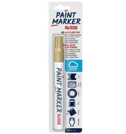 ALTECO Paint Marker zlatý popisovač 9555