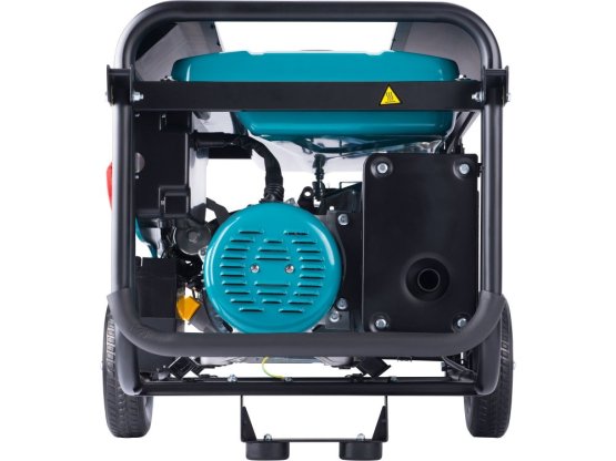 HERON elektrocentrála benzínová 15HP/6,8kW (400V), 5,5kW (230V), elektrický start, podvozek 8896420
