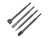 EXTOL CRAFT 23945 sekáče SDS PLUS, sada 4ks, 250mm:, plochý 20 a 40mm, špičatý, drážkovací