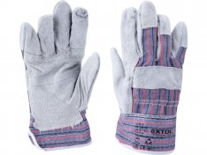 rukavice kožené s vyztuženou dlaní, 10", velikost 10"