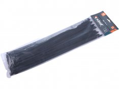 pásky na vodiče černé, 380x7,6mm, 50ks, NYLON, 8856170 EXTOL PREMIUM
