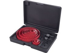 vrtáky vykružovací korunkové, 13průměrů ∅19-127mm 8801605