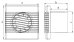 HACO Axiální ventilátor stěnový AV BASIC 100 S 0905