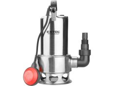 EXTOL PREMIUM 8895016 čerpadlo ponorné kalové, nerezové tělo, 1100W, 1600l/h
