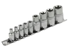hlavice nástrčné vnitřní TORX , sada 9ks, CrV, 8818114 EXTOL PREMIUM