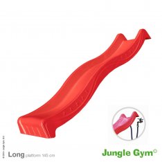 Jungle Gym skluzavka krátká červená s přípojkou na vodu