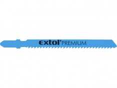 EXTOL PREMIUM 8805203 plátky do přímočaré pily 5ks, 75x2,5mm, úchyt BOSCH, Bi-metal