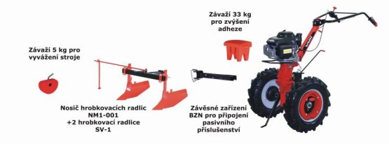 Rozpad sestavy pro sázení brambor