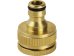 konektor na kohoutek, 1/2"-3/4", MOSAZ, EXTOL PREMIUM 8876021
