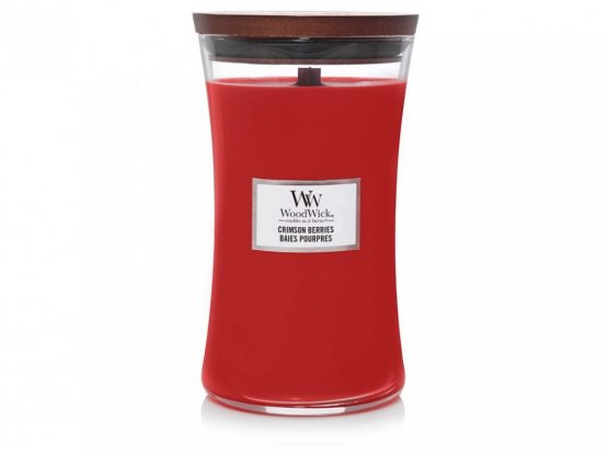 WoodWick Crimson Berries 609 g svíčka váza velká 31782