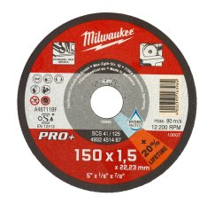 MILWAUKEE řezný kotouč 150x1,5 CutWSCS PRO+ na kov 4932471386