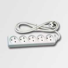 Emos kabel prodlužovací 5 zásuvek bílý 3m KL870393