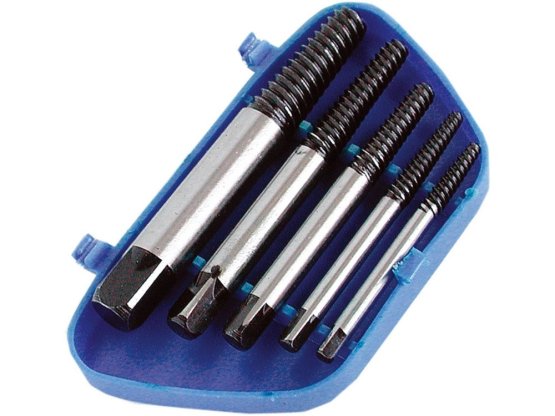 EXTOL CRAFT 910023 vytahovák zalomených šroubů, sada 5ks, na šrouby M3-M18
