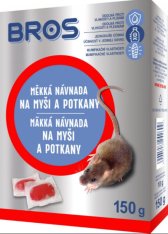 Bros Měkká návnada na myši, krysy a potkany 150 g 1639