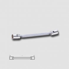 HONITON Klíč nástrčný oboustranný dvanáctihranný 6x7mm HF0607E