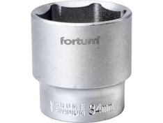 hlavice nástrčná, 1/2", 34mm, L 44mm, 61CrV5, FORTUM