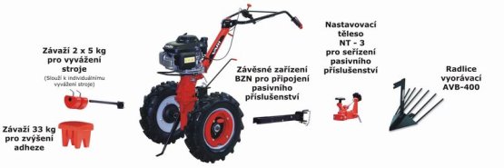 Rozpad sestavy pro vyorávání brambor