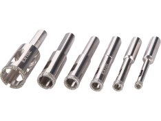 EXTOL PREMIUM Korunky vykružovací diamantové sada 6ks 8801975