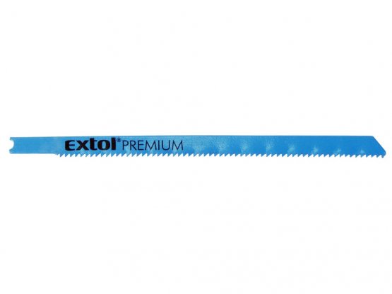 EXTOL PREMIUM 8805705 plátky do přímočaré pily 5ks, 106x1,8mm, úchyt UNIVERSAL, Bi-metal