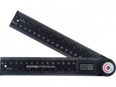 EXTOL PREMIUM úhloměr digitální s pravítkem, 200mm 8823510