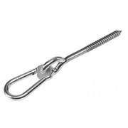 AZSTEEL hák houpačkový kyvný s karabinou a vrutem 10,6x280mm ZN 1284.V28