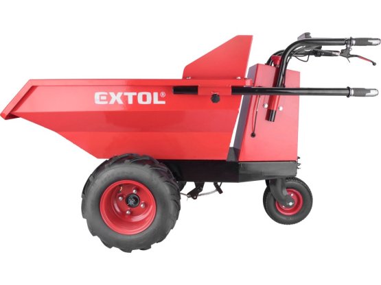 EXTOL PREMIUM Transportér s pojezdem aku 200l 54V Li-ion 15Ah 8891591