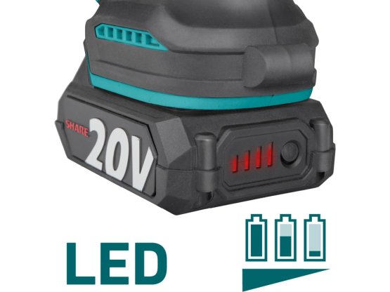 EXTOL INDUSTRIAL aku pila řetězová 13cm jednoruční 2Ah SHARE20V 8791922