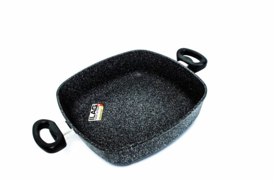 PROTITAN Univerzální pekáč linie Granit černý 28x28x8cm neindukční 4,3l