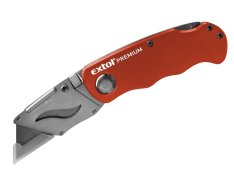 nůž zavírací s výměnným břitem, 18mm, 5ks náhradních břitů, 8855000 EXTOL PREMIUM