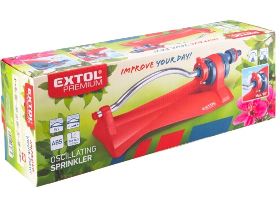 EXTOL PREMIUM zavlažovač oscilační pokládací, 15tryskový 8876468