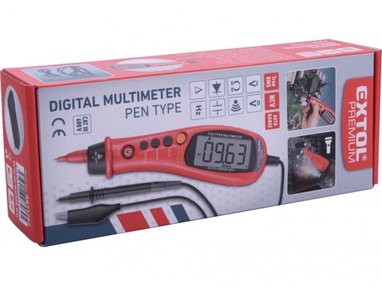 multimetr digitální, tužka, True RMS, automatická volba rozsahů 8831252