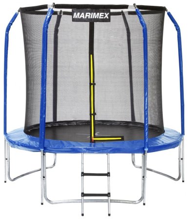 Trampolína Marimex 244 cm + ochranná síť + žebřík
