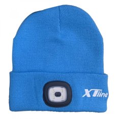 XTLINE čepice se svítilnou s logem modrá XT60081M