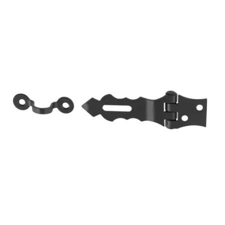 DOMAX ozdobný závěs se zámkem černý 75x30x2,0mm ZOZ75 7945612 DMX