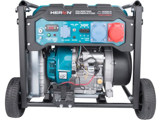 HERON Elektrocentrála digitální invertorová 9kW podvozek 8896235
