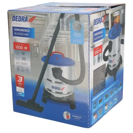 DEDRA krbový vysavač popela 20L 1200W DED6594