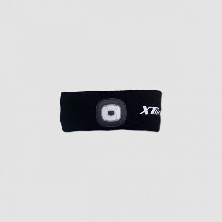 XTLINE Čepice se svítilnou s logem černá XT60081C