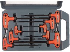 T-klíče imbus, sada 9ks, 2-2,5-3-4-5-6-7-8-10mm, T-držadlo, 8819301
