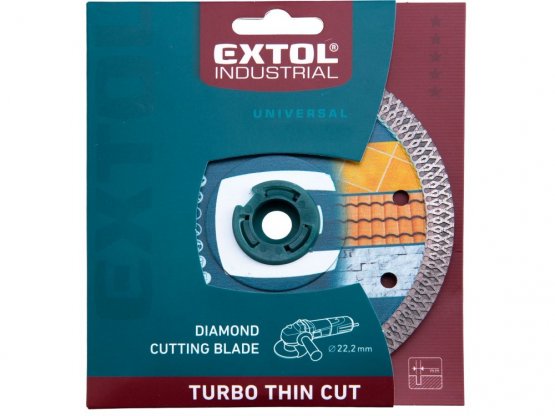EXTOL INDUSTRIAL kotouč diamantový řezný 150 mm turbo Thin Cut 8703043