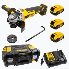 DEWALT aku bruska úhlová 125mm DCG405P3-QW DE