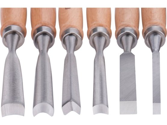 EXTOL PREMIUM dláta řezbářská, sada 12ks, délka 200mm 8812405