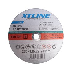 XTLINE kotouč řezný na ocel 230x3,0x22,2 SARK23030
