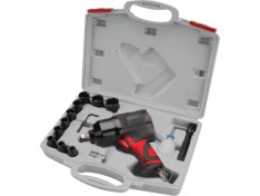 EXTOL PREMIUM Pneumatický rázový utahovák 1/2" WI 340 B s nástavci 15ks 8865004