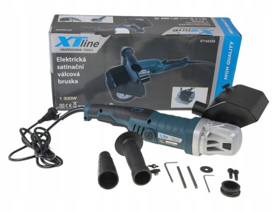 XTLINE bruska válcová satinační 1300W bez příslušenství XT105350
