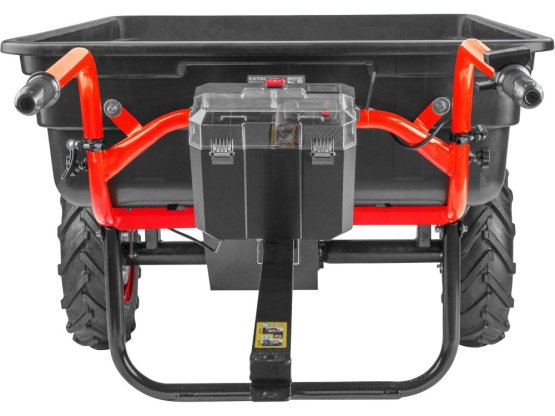 EXTOL PREMIUM Dvoukolák nákladní s převodovkou aku 300l 40V 6Ah 8891592