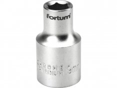 FORTUM hlavice nástrčná 1/2", 9mm, L 38mm, 61CrV5 4700409