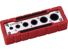 EXTOL PREMIUM Vrtací vodící šablona  2-4-6-8-10-12mm 8801920